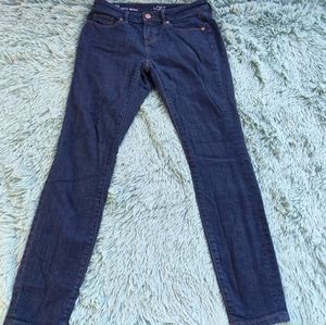 LOFT- Dark Wash Curvy Petite Skinny Jeans- Size: 0P